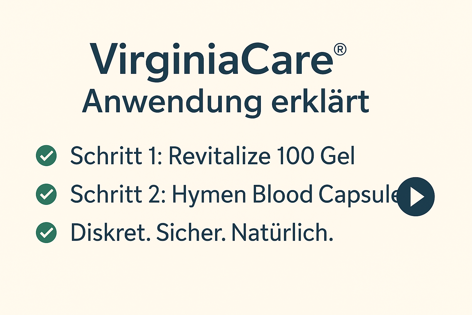 Video laden: anwendung virginiacare produkte