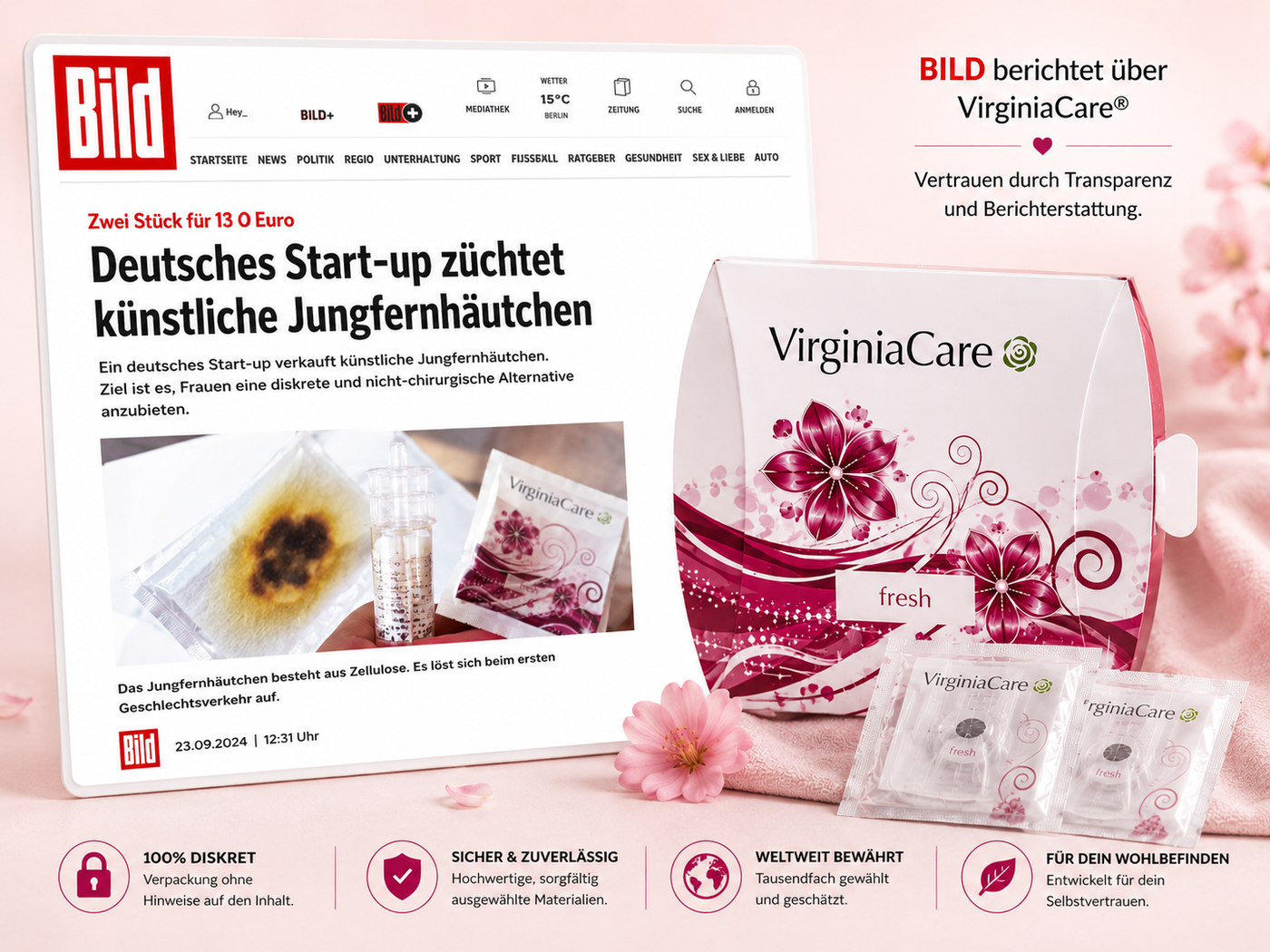 BILD Bericht über VirginiaCare