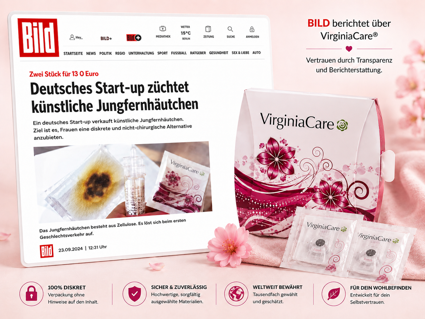 BILD Bericht über VirginiaCare
