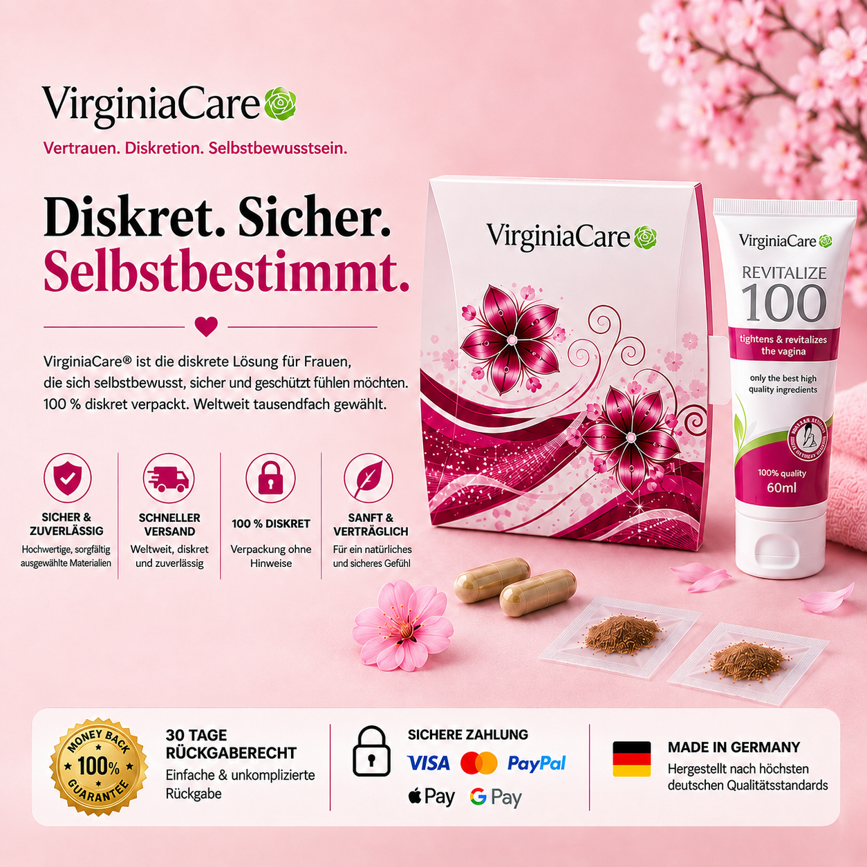 VirginiaCare diskrete Lösungen und Intimpflege